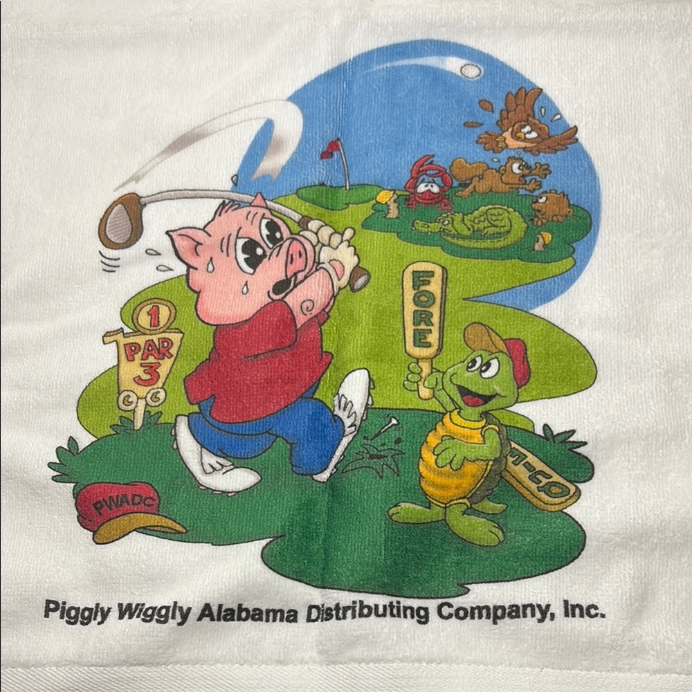 Piggly Wiggly Golf Towel